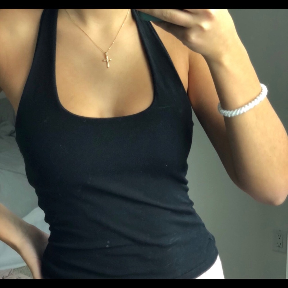 Halter top black